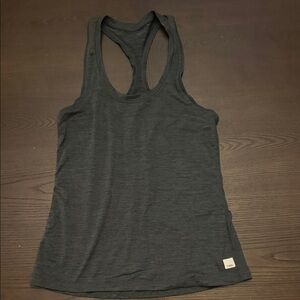 Vuori Racerback Performance Tank Charcoal Gray XS Athletic Workout Top